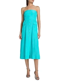 Blair Strapless Midi-Dress