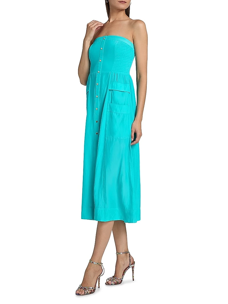 Blair Strapless Midi-Dress