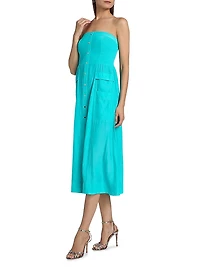Blair Strapless Midi-Dress