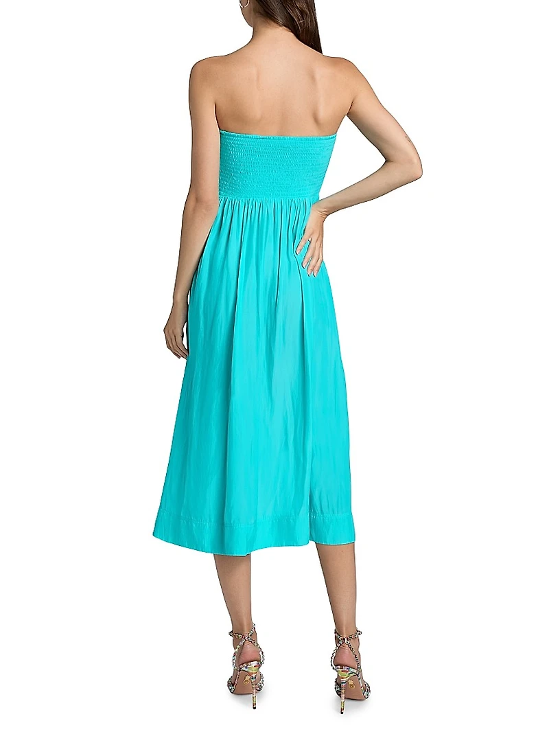 Blair Strapless Midi-Dress