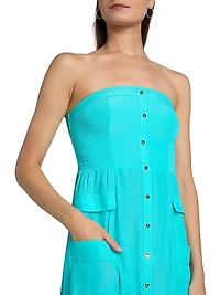Blair Strapless Midi-Dress
