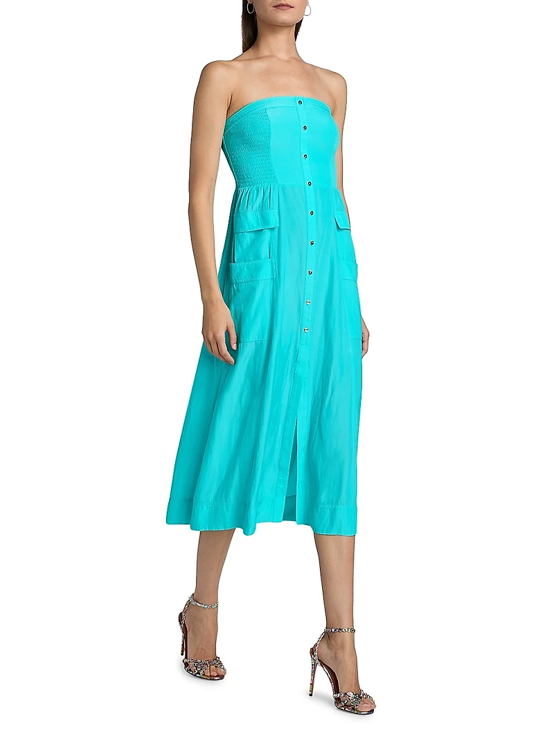 Blair Strapless Midi-Dress