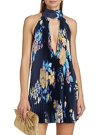 Opera Floral Sleeveless Minidress
