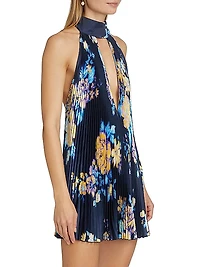 Opera Floral Sleeveless Minidress