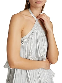 Danse Halter Tier Minidress