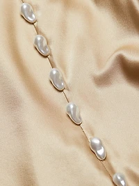 Nolee Silk-Blend Maxi Skirt