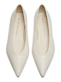 Lina Lacquered Leather Pointed Flats