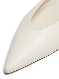 Lina Lacquered Leather Pointed Flats