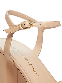 Dayna 100MM Leather Platform Sandals