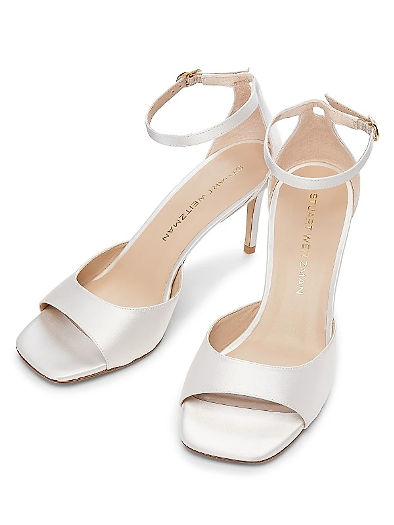 Nudistia 75MM Satin Sandals