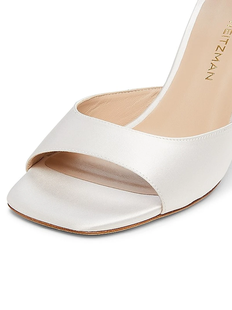 Nudistia 75MM Satin Sandals