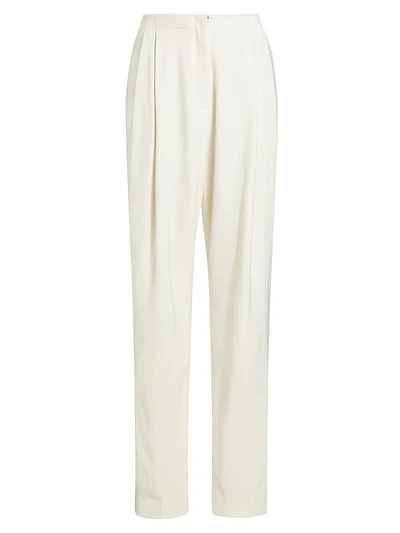 Emery Wool-Blend Pleated Pants