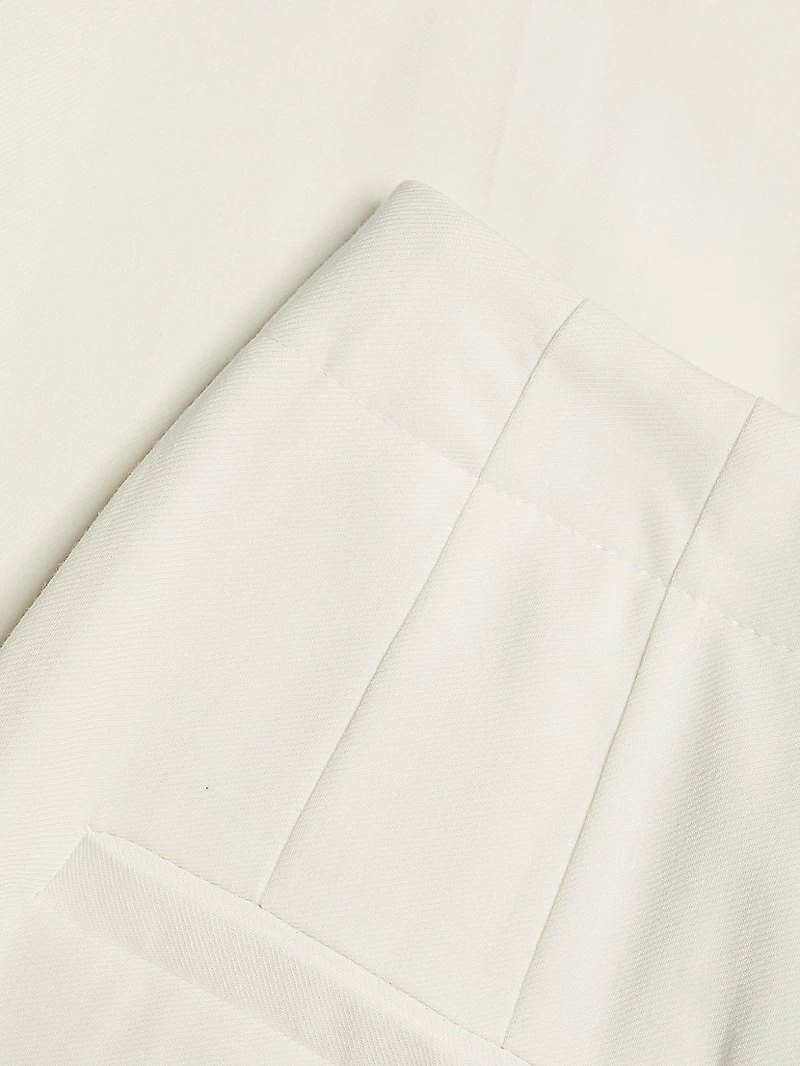 Emery Wool-Blend Pleated Pants