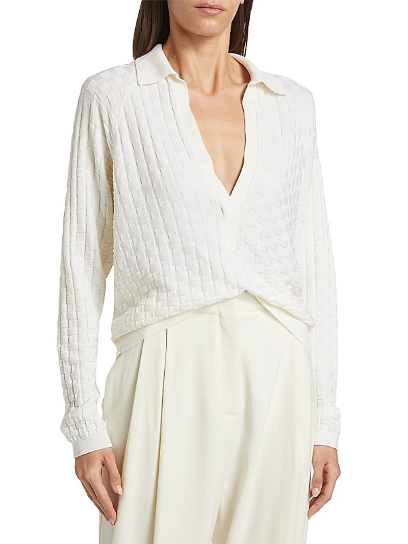 Juniper Knit Merino Wool-Blend Top