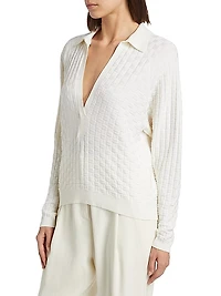 Juniper Knit Merino Wool-Blend Top