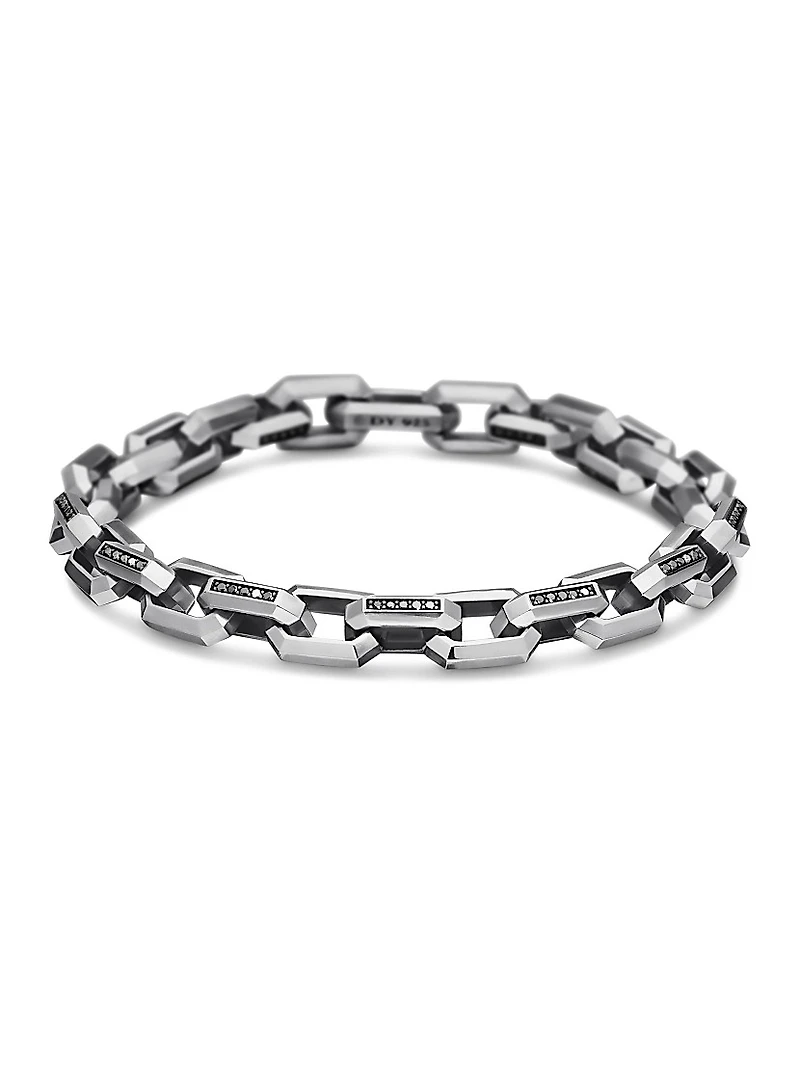 Heirloom Chain Link Bracelet Sterling Silver