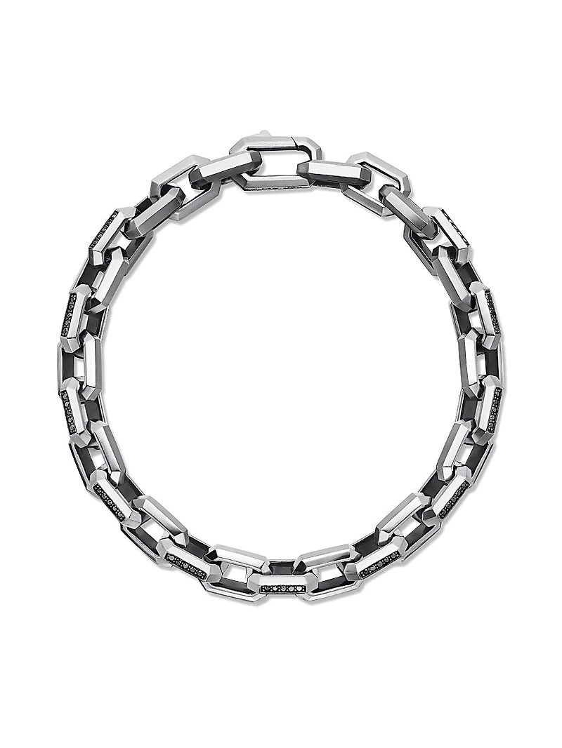 Heirloom Chain Link Bracelet Sterling Silver