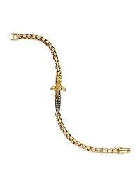 Waves Dagger Bracelet 18K Yellow Gold
