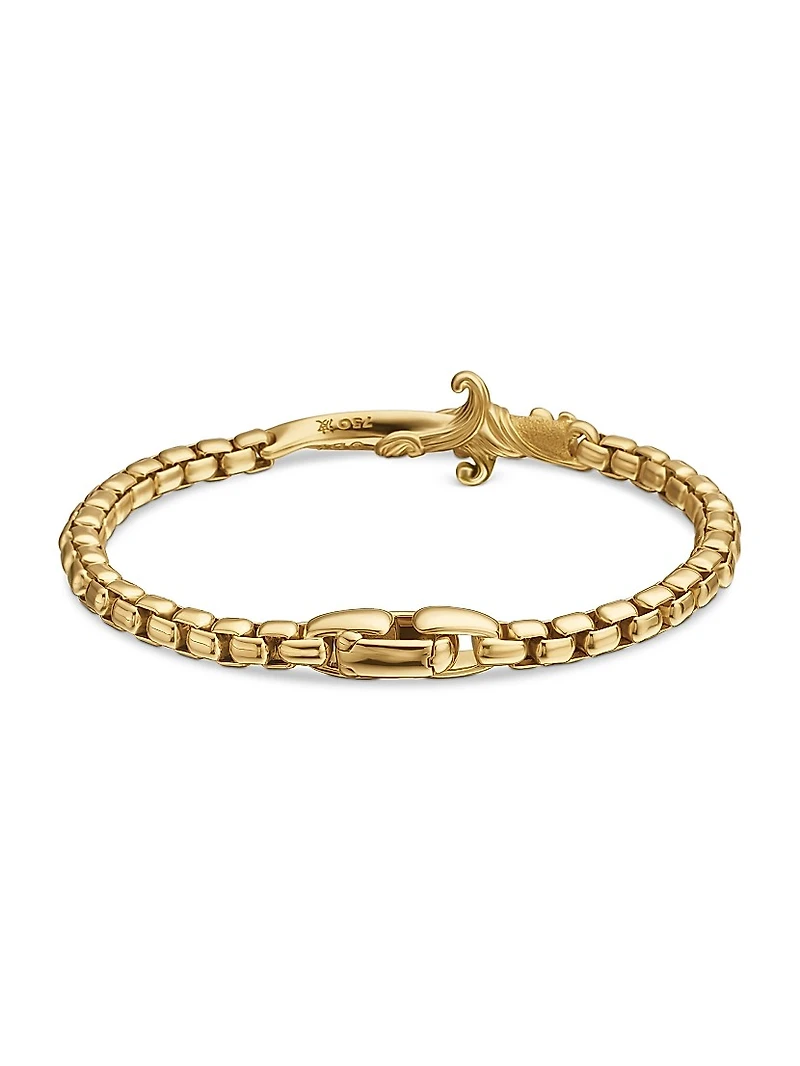 Waves Dagger Bracelet 18K Yellow Gold