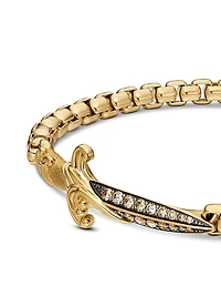 Waves Dagger Bracelet 18K Yellow Gold