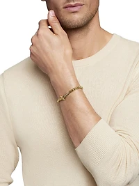 Waves Dagger Bracelet 18K Yellow Gold