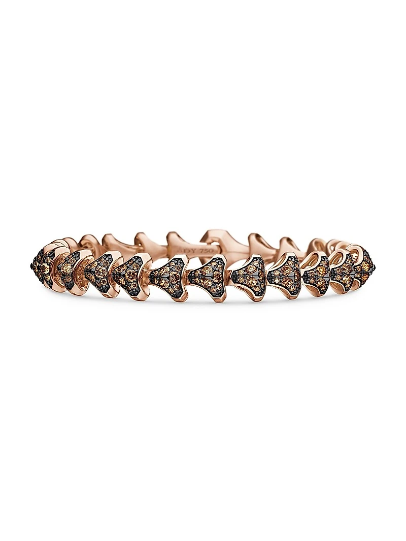 Armory Link Bracelet 18K Rose Gold