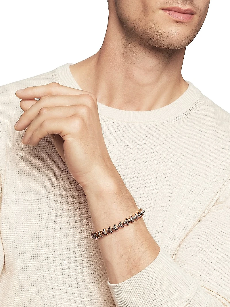 Armory Link Bracelet 18K Rose Gold