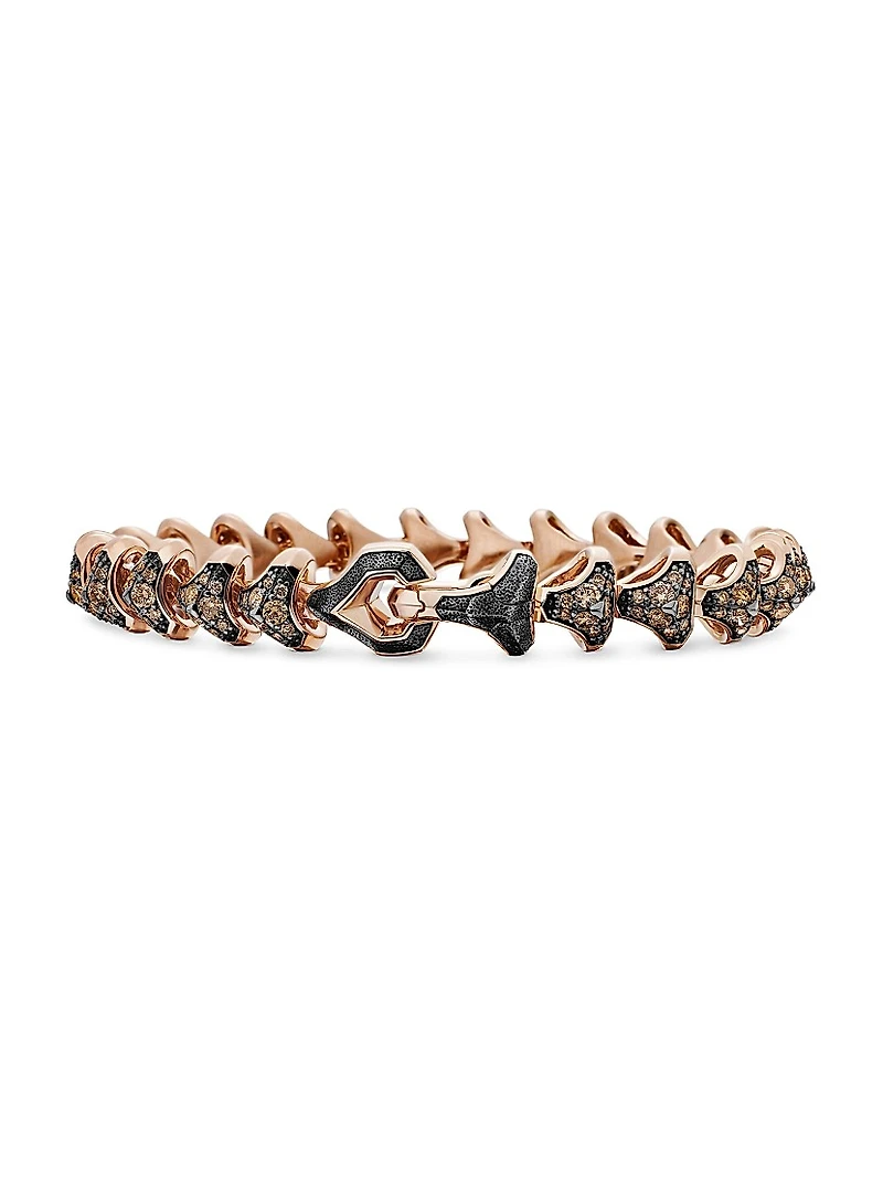 Armory Link Bracelet 18K Rose Gold