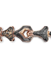 Armory Link Bracelet 18K Rose Gold