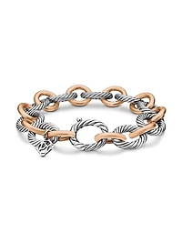 Oval Link Chain Bracelet in Sterling Silver
