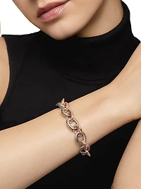 Oval Link Chain Bracelet in Sterling Silver