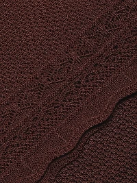 Pointelle Knit Maxi Dress