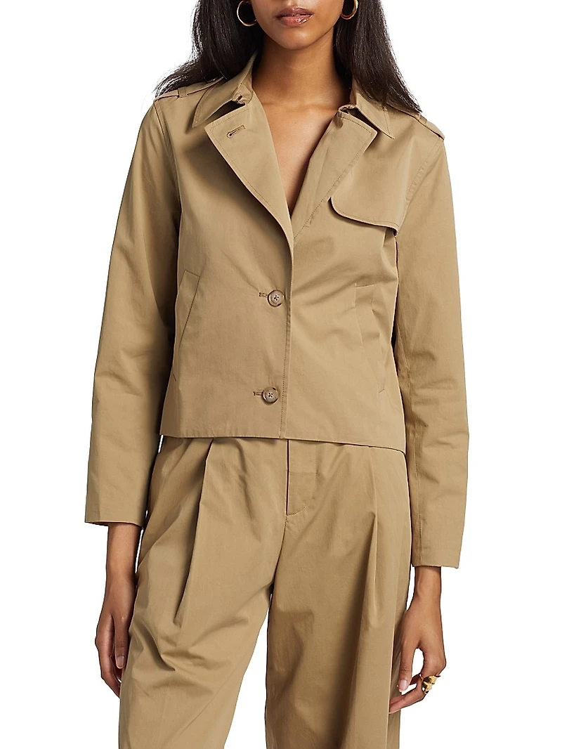 Cotton Trench Jacket