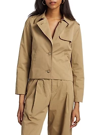 Cotton Trench Jacket