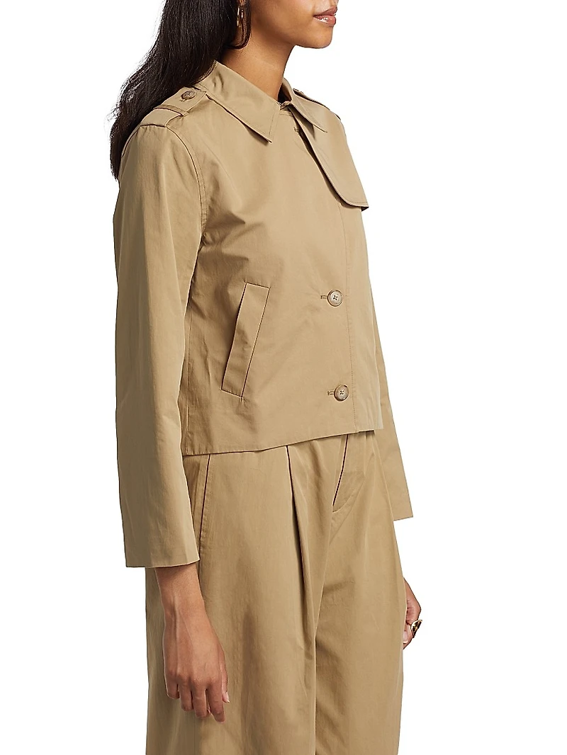 Cotton Trench Jacket