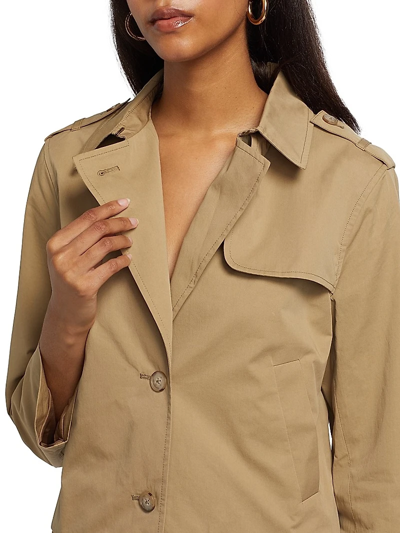 Cotton Trench Jacket