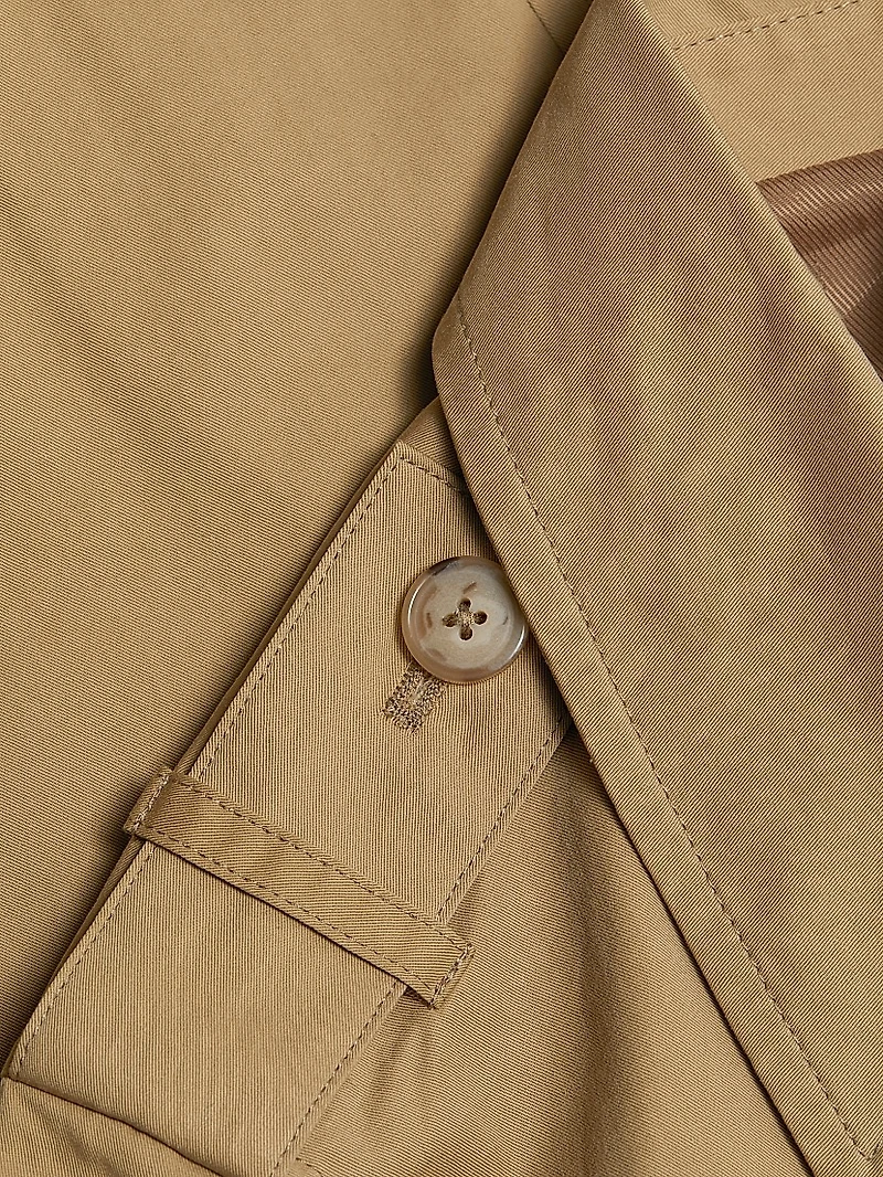 Cotton Trench Jacket