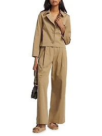 Cotton Trench Jacket