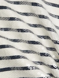 Striped Sequin Top