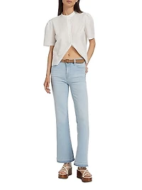 Embroidered Cotton Poplin Shirt