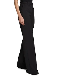 Relaxed Wool-Blend Trousers