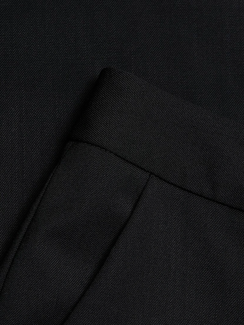Relaxed Wool-Blend Trousers