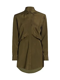 The Vera Silk Shirtdress