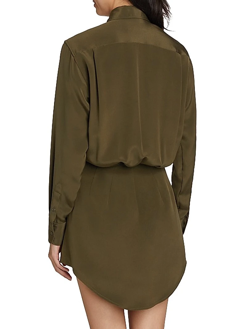 The Vera Silk Shirtdress