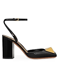 One Stud Pumps in Patent Leather 90MM