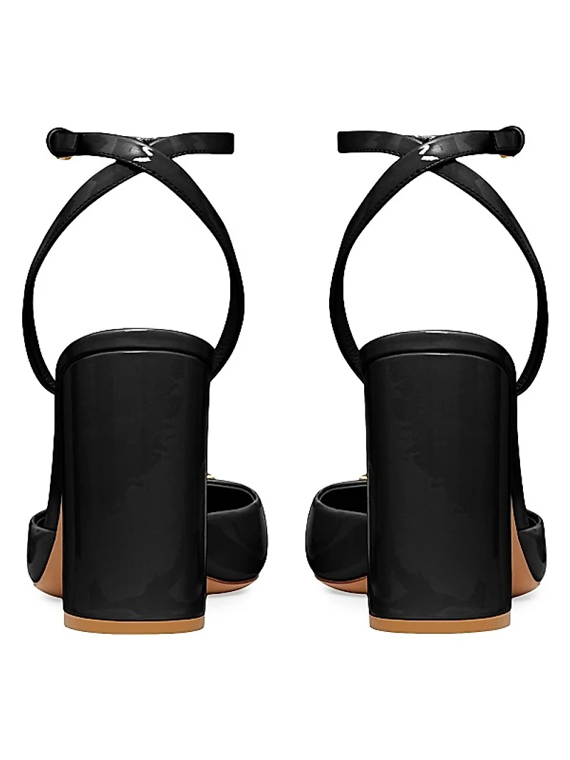 One Stud Pumps in Patent Leather 90MM