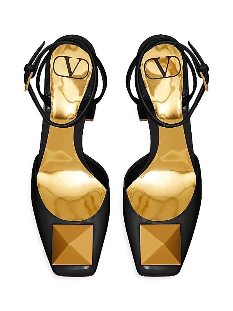 One Stud Pumps in Patent Leather 90MM