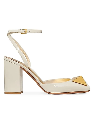 One Stud Pumps in Patent Leather 90MM