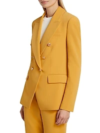 Kylie Double-Breasted Cutaway Blazer