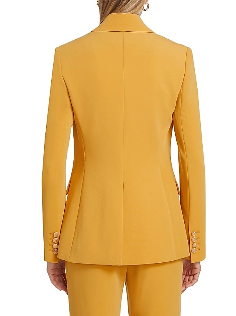 Kylie Double-Breasted Cutaway Blazer